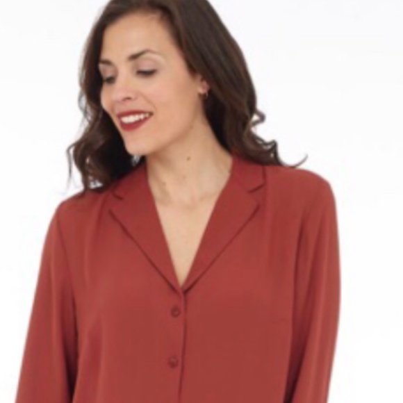 🌟DKR & Co Button Up Chiffon Blouse - Picture 2 of 7